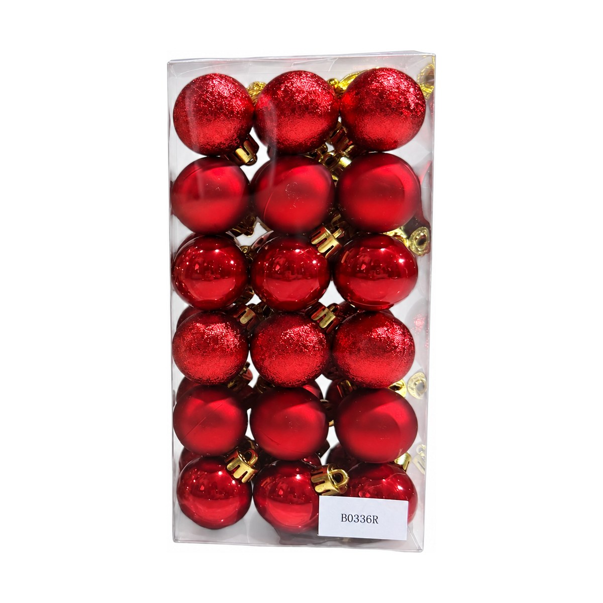 Bolas 3 cm · x 36 - Rojo - SERYMAR Decoración