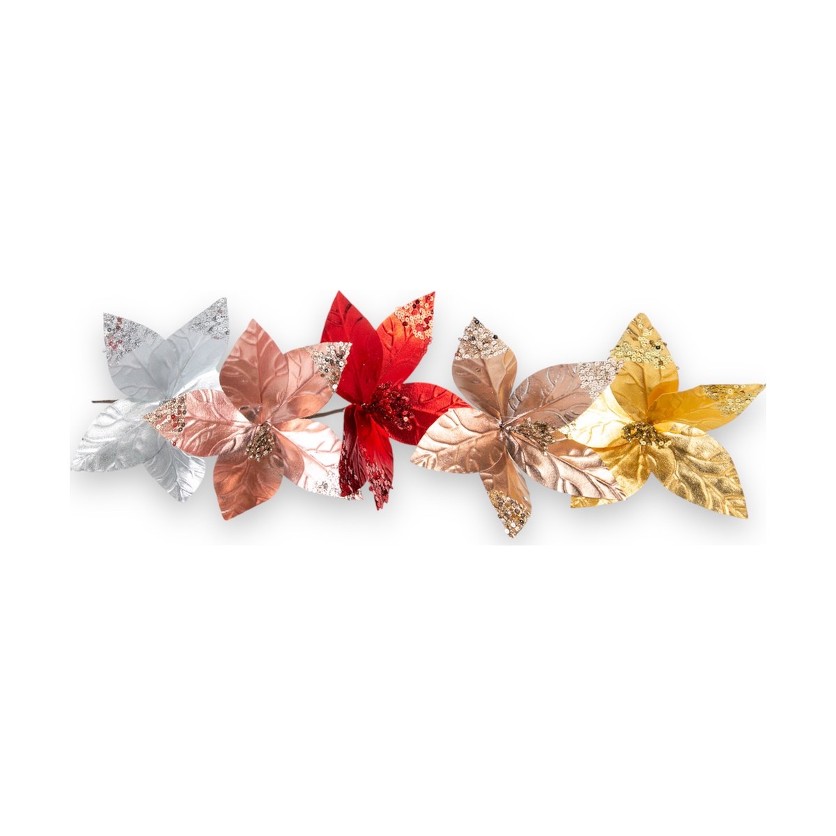 Poinsettia 23 cm - SERYMAR Decoración