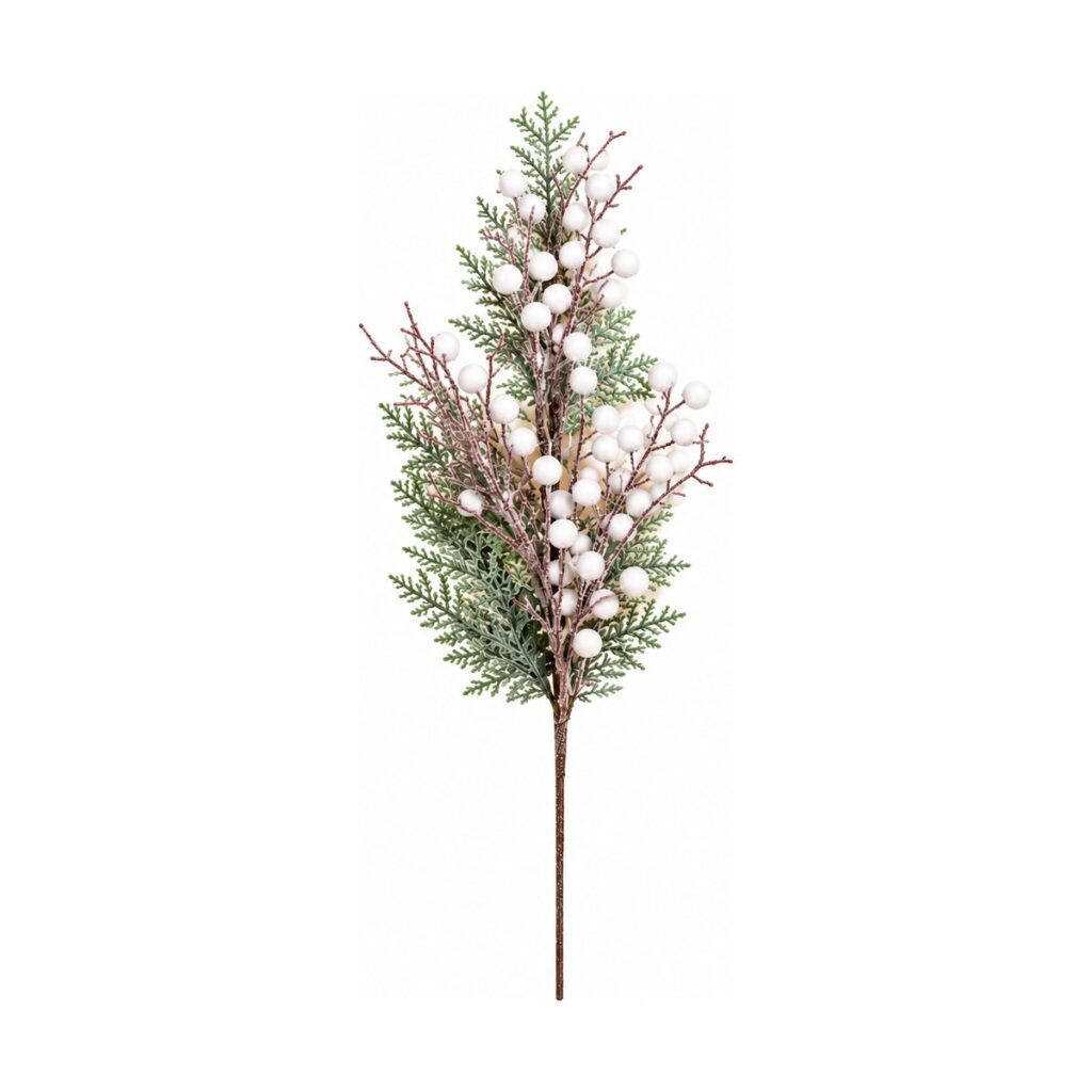 Vara Berry Blanca 70 cm - SERYMAR Decoración
