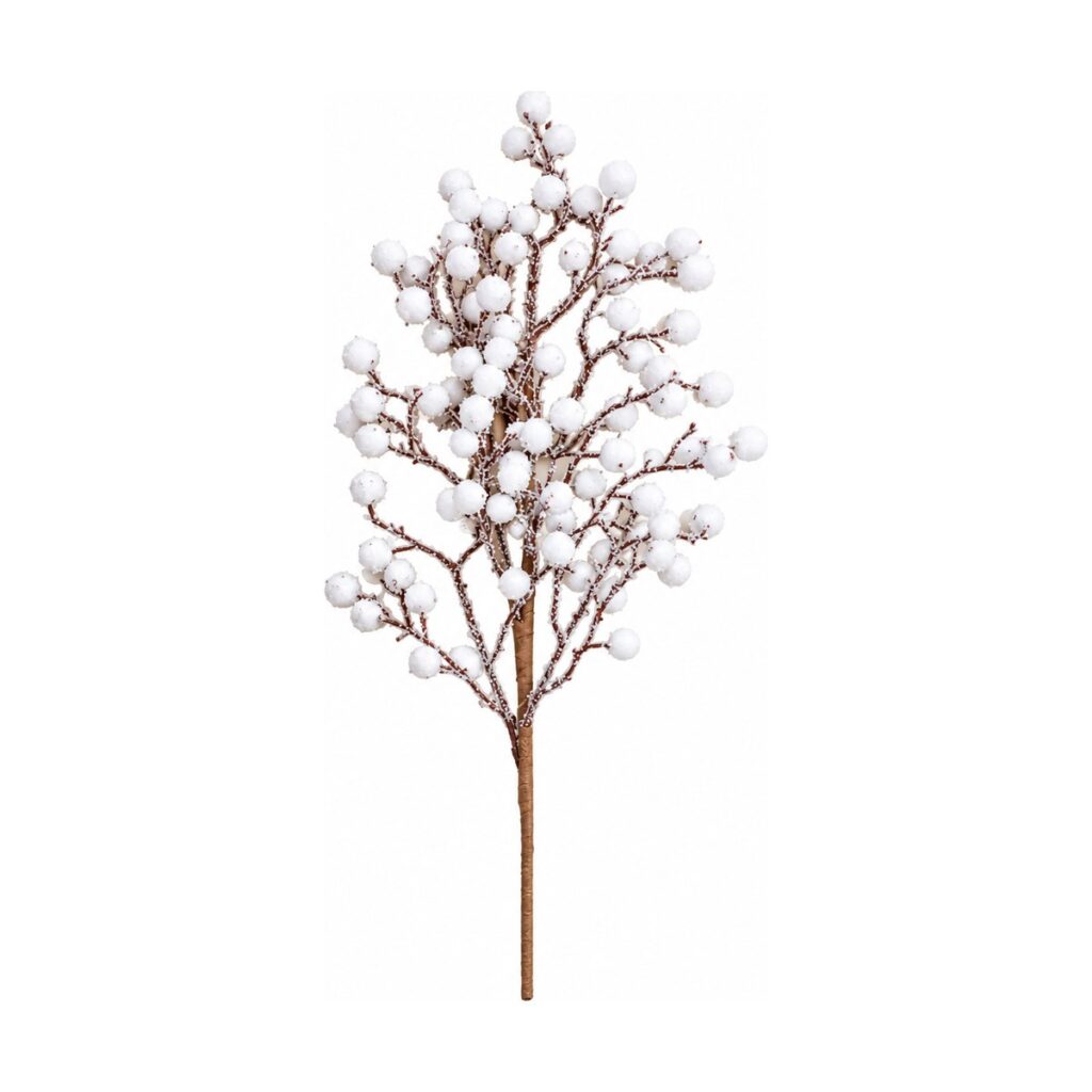 Vara Berry Blanca 70 cm - SERYMAR Decoración