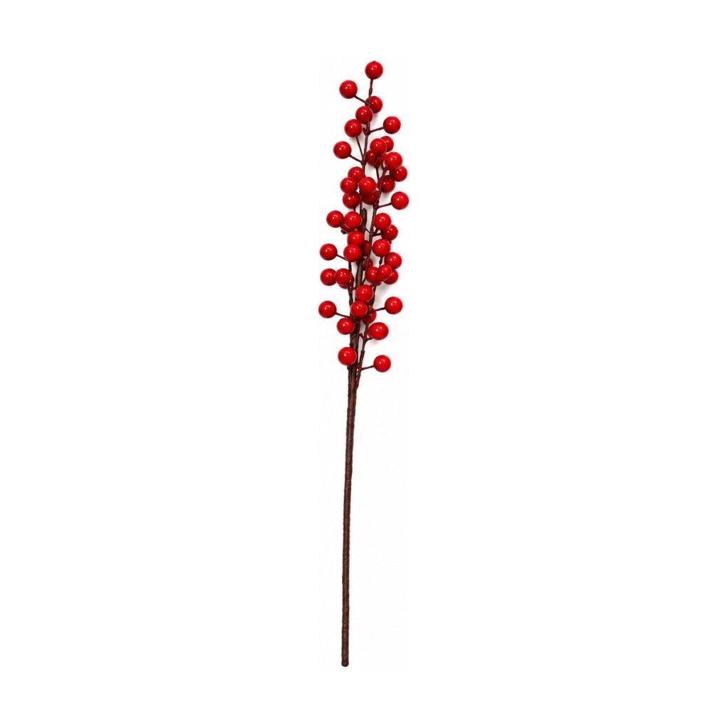 Vara Berry Roja 52 cm - SERYMAR Decoración
