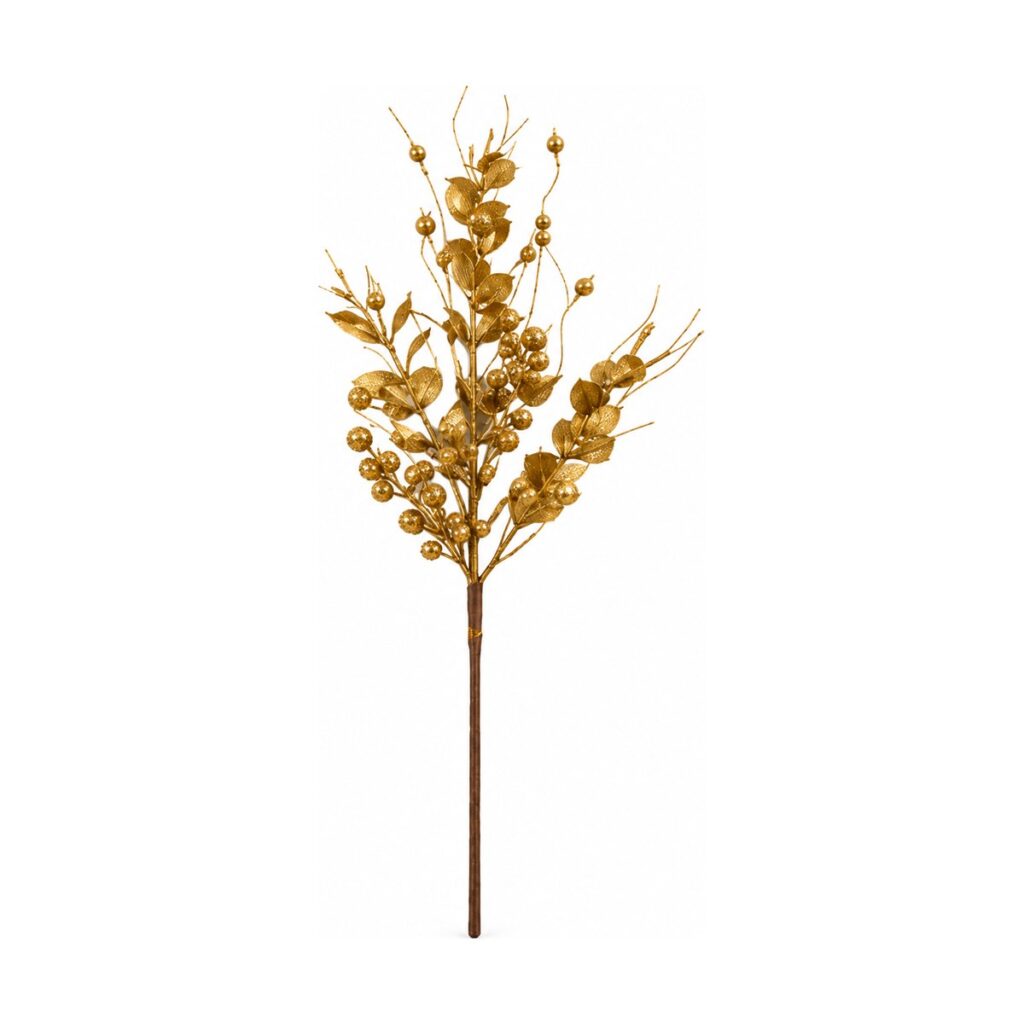 Follaje Navideño 60 cm - Dorado - SERYMAR Decoración