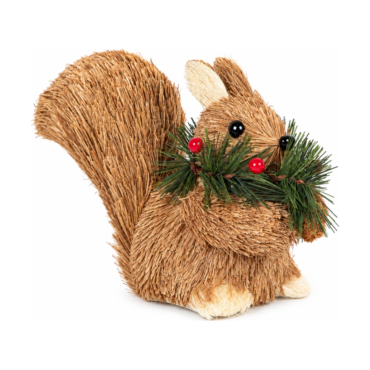 Ardilla Navideña 15 cm - SERYMAR Decoración