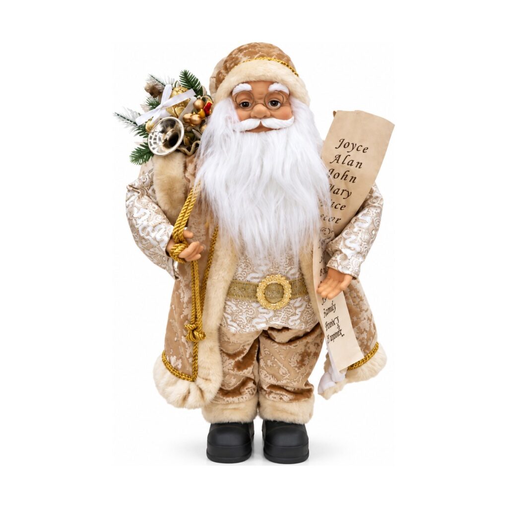 Papá Noel Dorado - SERYMAR Decoración