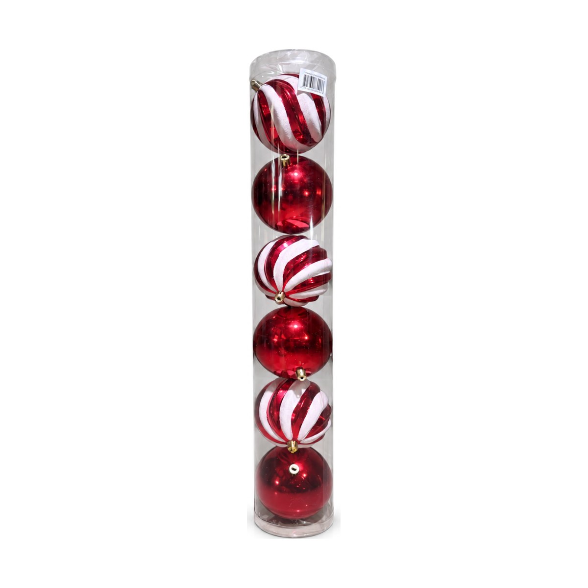 Bolas Candy 10 cm · x 6 - SERYMAR Decoración
