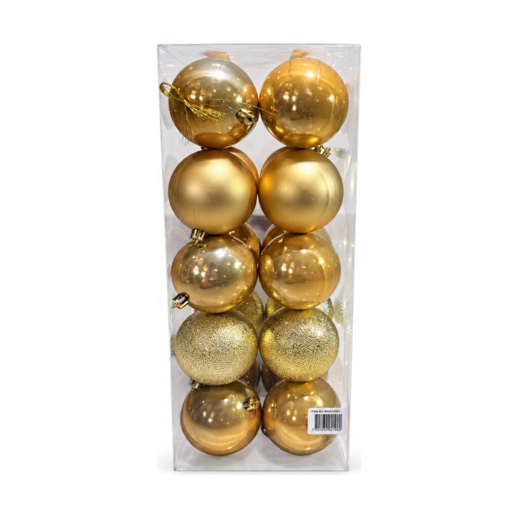 Bolas 8 cm · x 20 - Dorado - SERYMAR Decoración