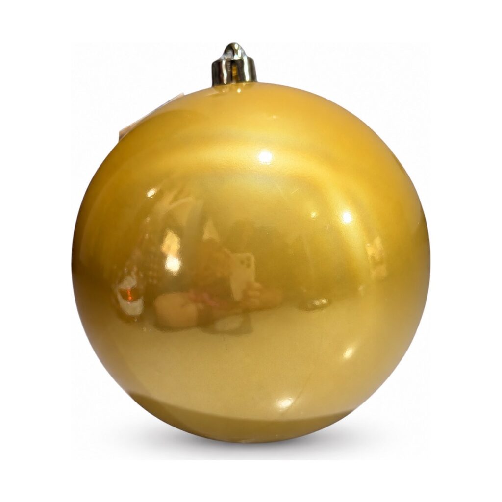 Bola 20 cm · unidad - Dorado - SERYMAR Decoración